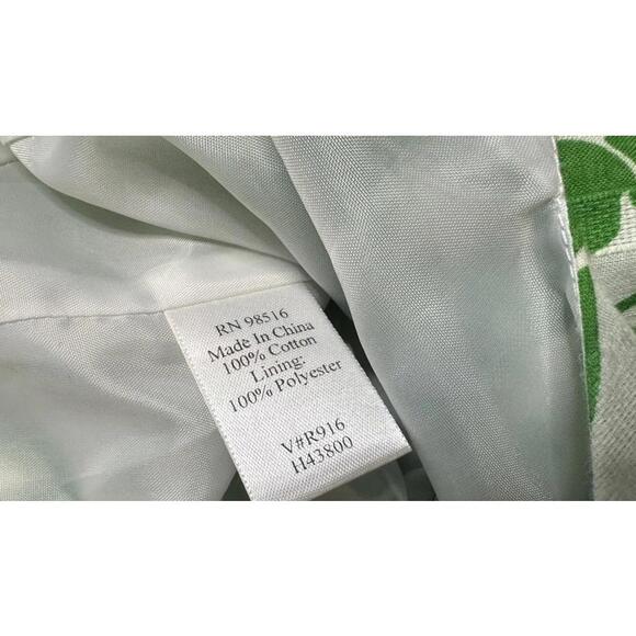 Blair Waldorf Green Floral Belted Design Sleeveless A Line Dress - Picture 6 of 7